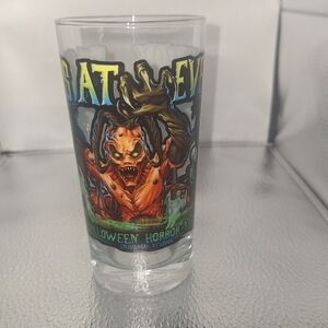 Universal Studios Halloween Horror Nights Scare Zone Collectible Glass NEW